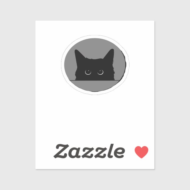 Sticker Peek-A-Boo drôle (Feuille)