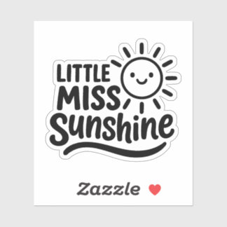 Sticker Pegatina con forma – Little Miss Sunshine