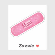 Pegatina de vinilo band-aid mom