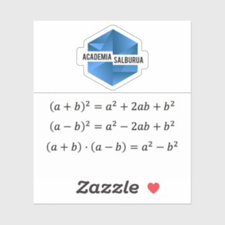 Sticker Pegatina identidades notables