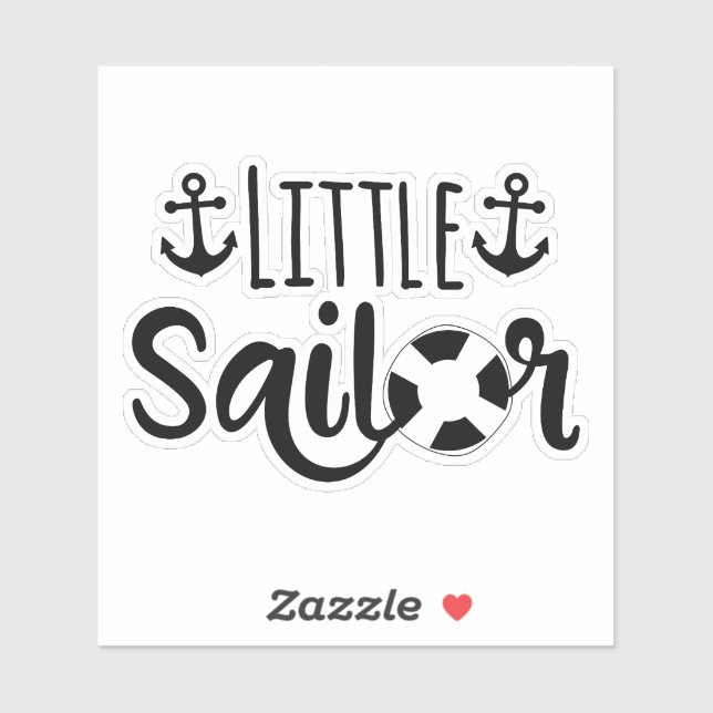 Sticker Pegatina troquelada Little sailor (Feuille)