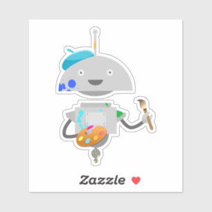 Sticker Peintre Mia
