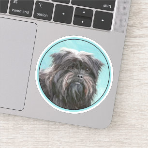 Sticker Peinture Affenpinscher - Joli art original chien