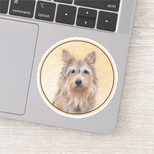 Sticker Peinture Berger Picard - Art Original de Chien Mig