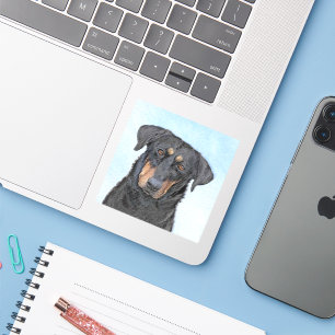 Sticker Peinture de Beauceron - Cute Original Chien Art