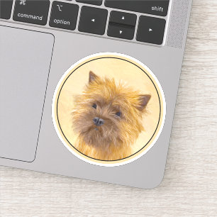 Sticker Peinture de Cairn Terrier - Cute Original Chien Ar
