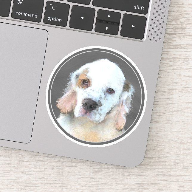 Sticker Peinture de chiot en espagne - Chien d'origine (Détail)