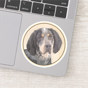 Sticker Peinture de linge bluetick - mignon chien original