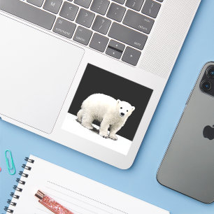 Sticker Peinture de l'ours polaire - Oiginal Wildlife Art