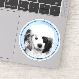 Sticker Peinture Portugaise de Chien d'Eau - Art original 