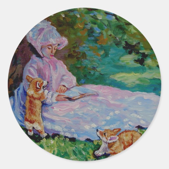 Sticker Pembroke Welsh Corgi (Devant)