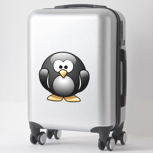 STICKER PENGUIN, SUPPLÉMENT GRAND DECAL (Sur valise)