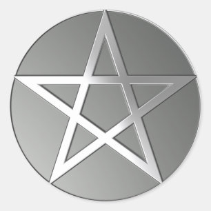 Sticker Pentacle Argent