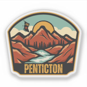 Sticker Penticton, Colombie-Britannique