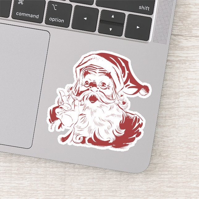 Sticker Père Noël (Détail)