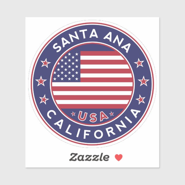 Sticker Père Noël Ana California, Père Noël Ana (Feuille)