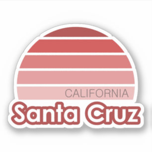 Sticker père Noël Cruz California