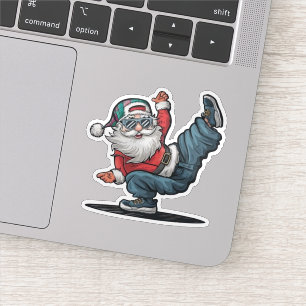 Sticker Père Noël Hip hop