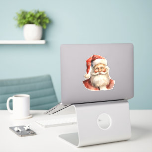 Sticker Père Noël rétro