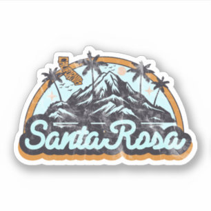 Sticker Père Noël Rosa, Californie