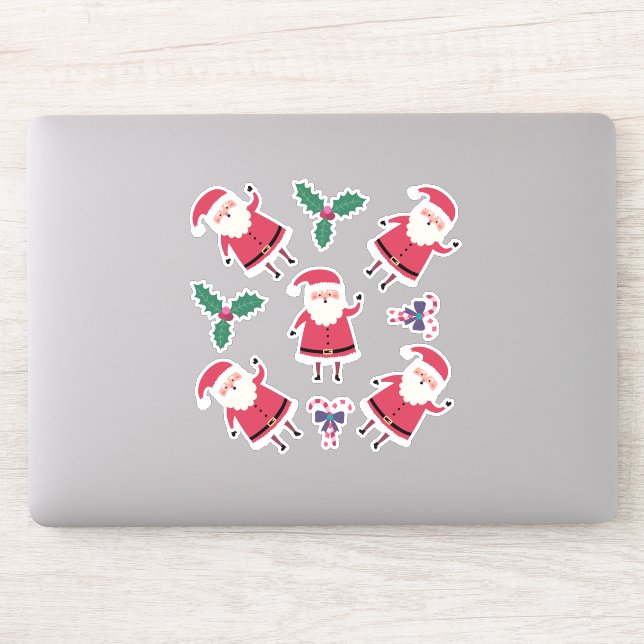 Sticker Père Noël super mignonne, thème de Noël (Ordinateur)