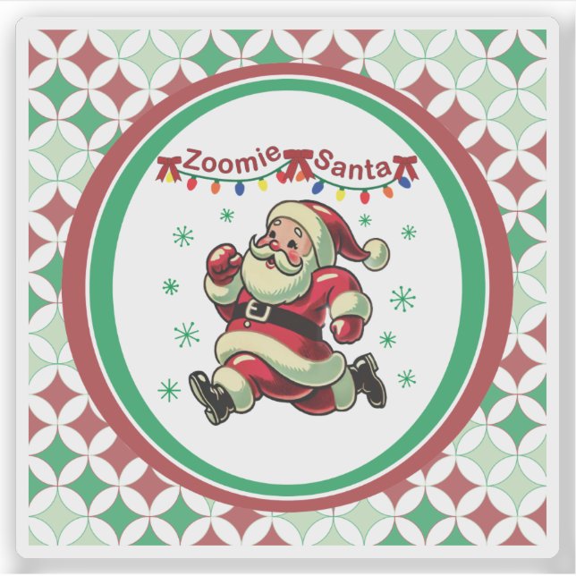 Sticker Père Noël Zoomie Noël (Devant)