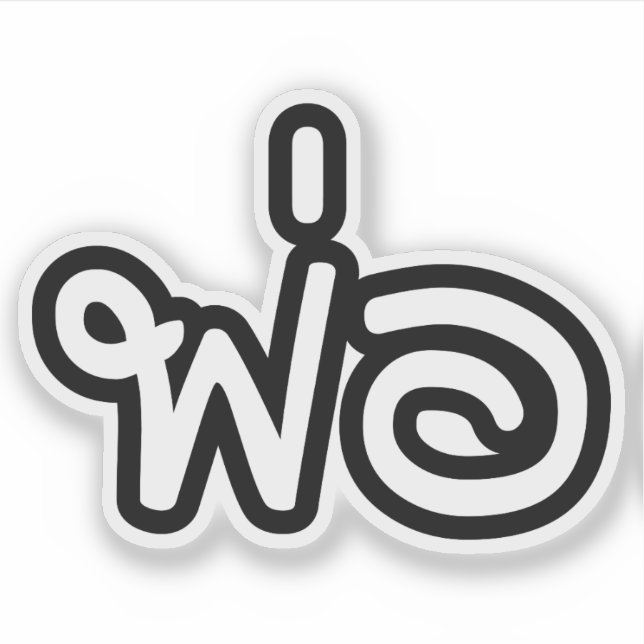 Sticker Père thaï - พ่ อ / Phaw - Script en langue thaïe (Devant)