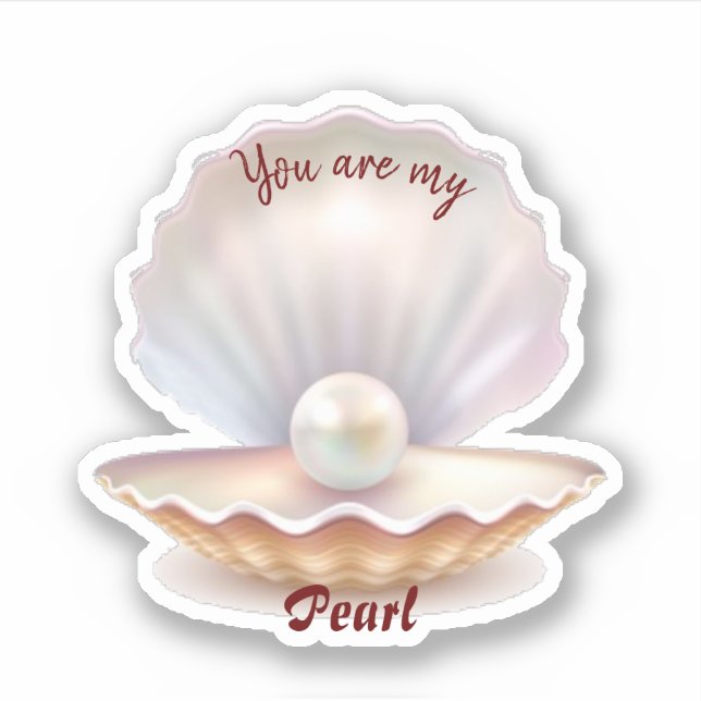 Sticker Perle coupée (Devant)