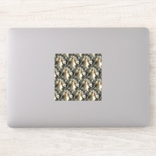 Sticker Perles dorées