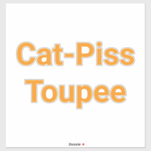 Sticker Perruque-de-pisse-de-chat Faux-Groupe Hankamer Art