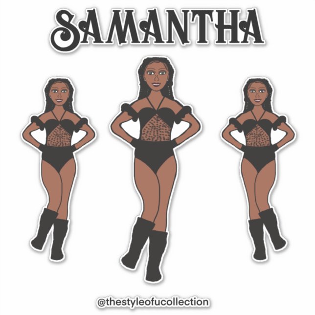 Sticker Personalized Dance Team Ebony Stones  (Devant)