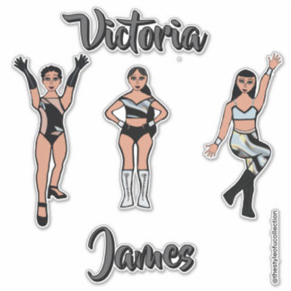 Sticker Personalized Majorette Silver Black Twist #2