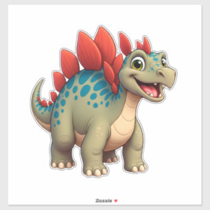 Sticker Personnage de bébé dinosaure pour les enfants