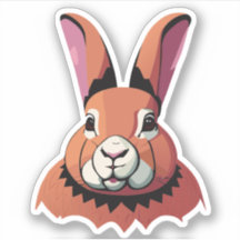 Personnage de dessin animé lapin mignon