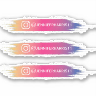 Sticker personnalisé Instagram moderne