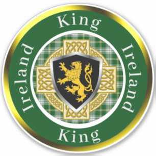 Sticker Personnalisé King Shield & Celtic Cross