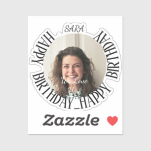 Sticker personnalisé minimaliste