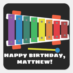 Sticker personnalisé Rainbow Xylophone Classic Toy