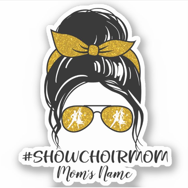 Sticker Personnalisé Show Choir Maman (Devant)