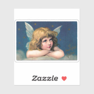 STICKER PERSONNALISÉ vintage VICTORIEN DE NOËL A