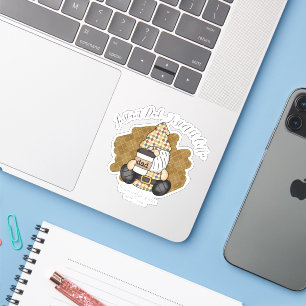 Sticker Personnaliser pour le papa amoureux du café VINT