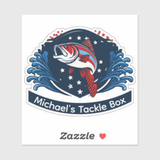 Sticker Personnalisez votre matériel de pêche avec cette b