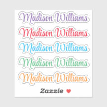 Personnalisez votre nom