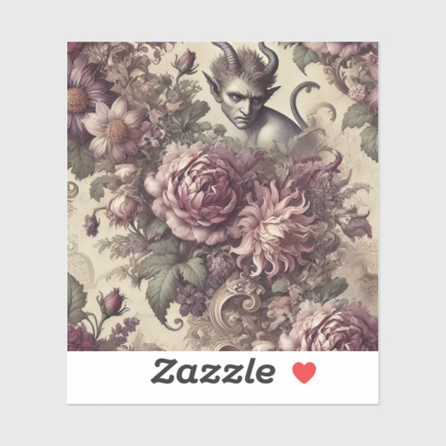 Sticker Pétales de Prunier Méchant – Conception Florale Go (Feuille)
