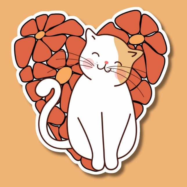 Sticker Pétales et purres imperméables (Créateur téléchargé)