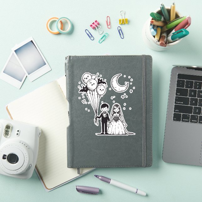 Sticker Petit Couple Effrayant (Couverture iPad)