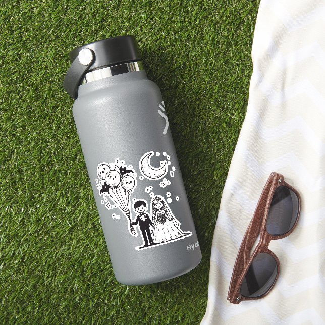 Sticker Petit Couple Effrayant (HydroFlask Insitu)