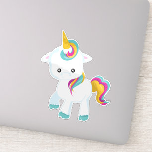 Sticker Petit Unicorne, Cute Unicorn, Unicorne Magique