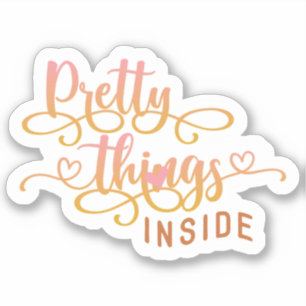 Sticker Petite Entreprise Merci Rose Mignon