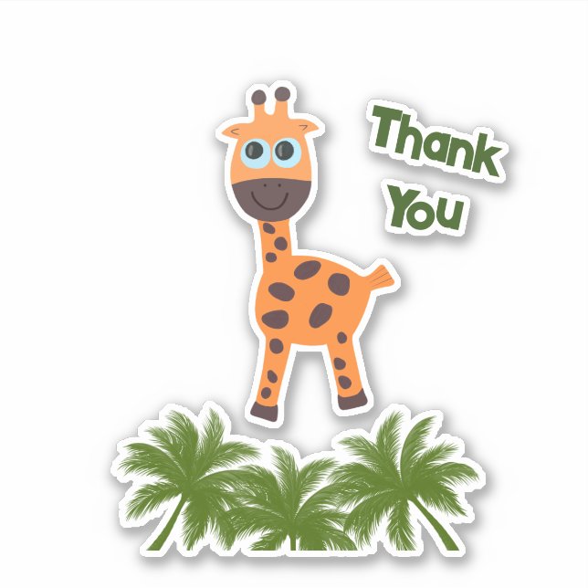 Sticker Petite girafe (Devant)